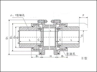 縱向夾殼式聯(lián)軸器設(shè)計圖紙